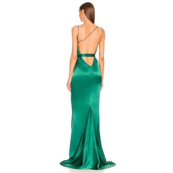 Michael Costello x REVOLVE Tonya Gown Green Small - Picture 2 of 4
